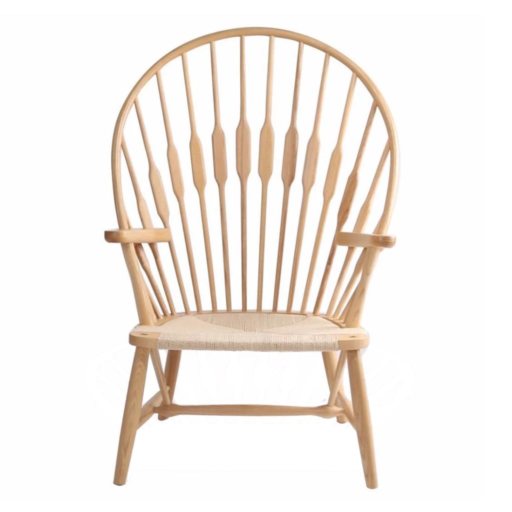 Wegner Peacock Chair Style (Natural Cord / Natural Ash Frame)