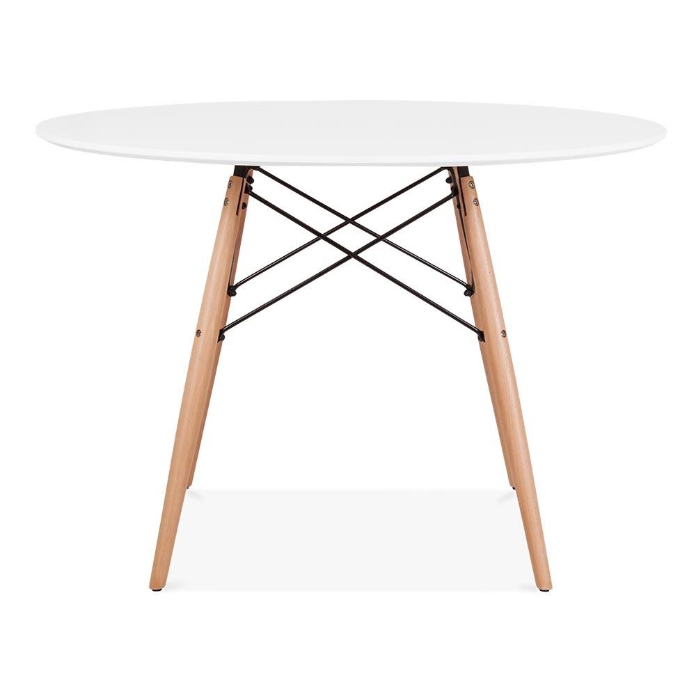 werk Opsommen Maken Eames Style DSW Table 100cm (White / Natural Frame) - Nathan Rhodes Design  Co. Ltd.