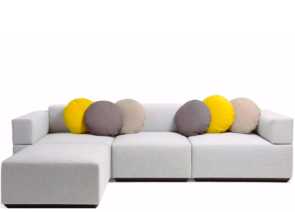 Silvia Marlia Style Scone Sectional Sofa