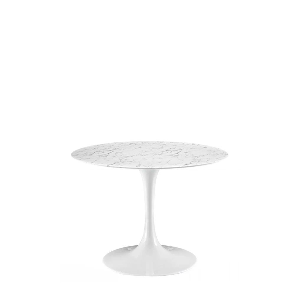 Eero Saarinen Round Tulip Dining Table Style D80/100/120cm (Italian Marble)