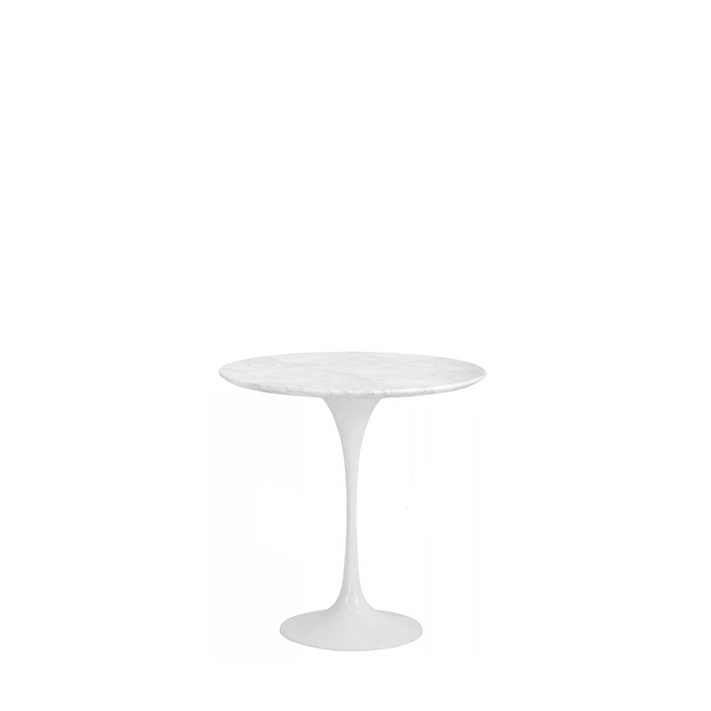 Eero Saarinen Tulip Side Table Style D52cm (Italian Marble)
