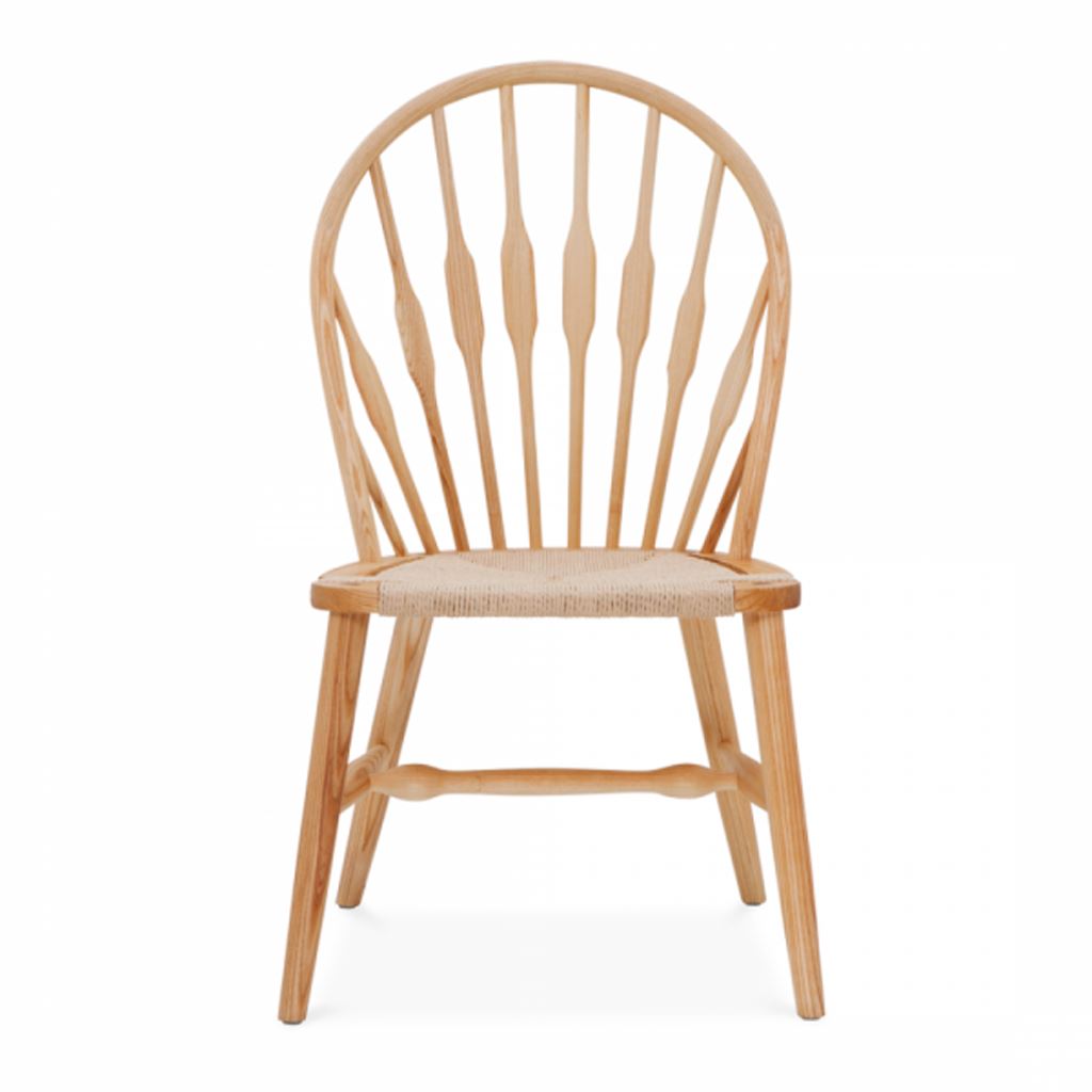 Wegner Peacock Dinning Chair Style (Natural Cord / Natural Ash Frame)