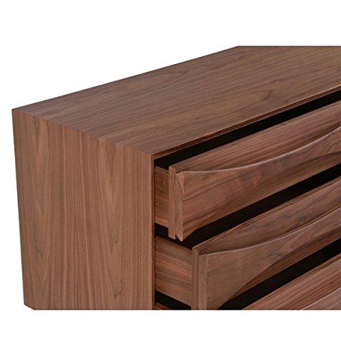 Arne Vodder Style Six Drawers Sideboard (Walnut) W160cm - Nathan Rhodes Design