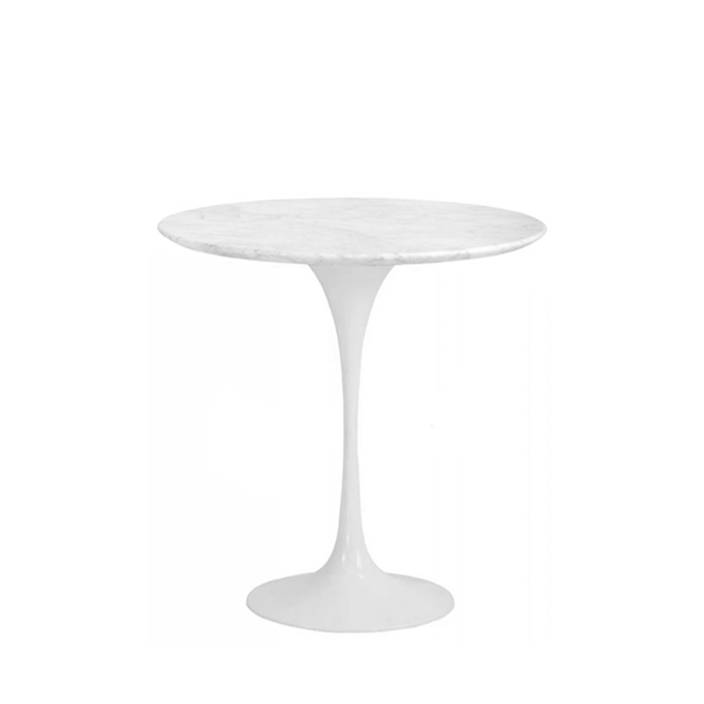 Eero Saarinen Tulip Side Table Style D52cm (Italian Marble)