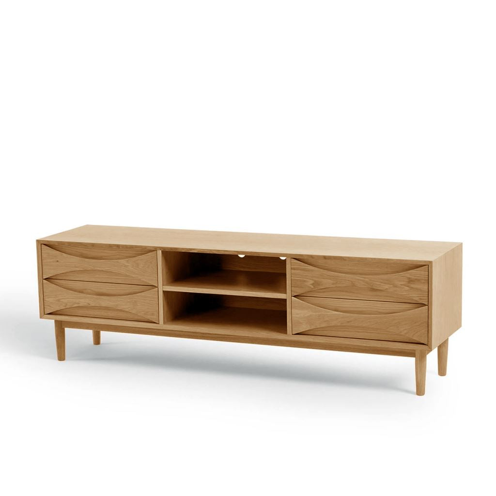 Arne Vodder Style Entertainment Unit W180 (Oak)
