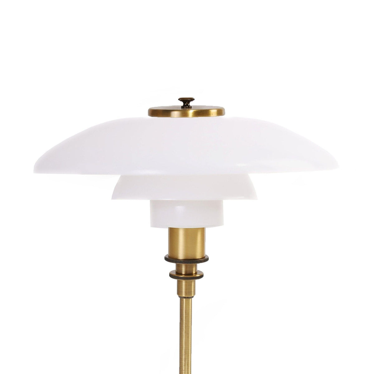 Poul Henningsen Style 4/3 Table Lamp (Chrome)