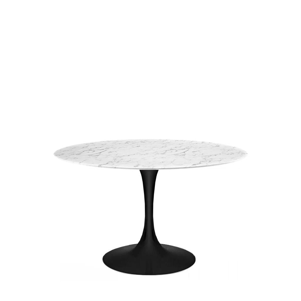Eero Saarinen Round Tulip Dining Table Style D80/100/120cm (Italian Marble)