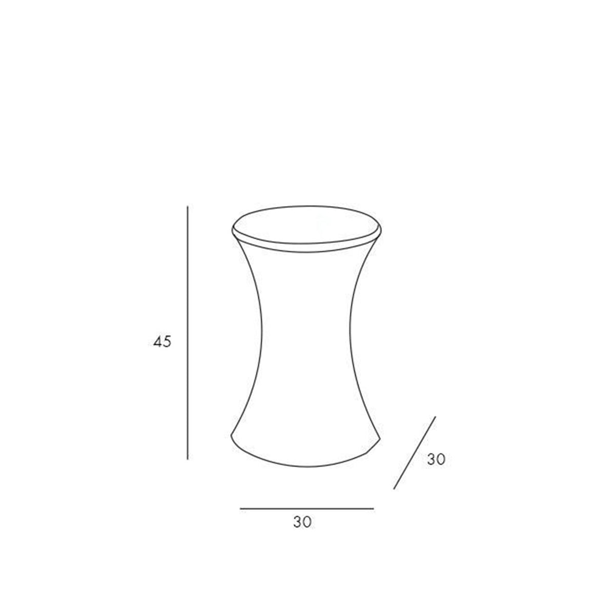 Diamond Stool (Clear)