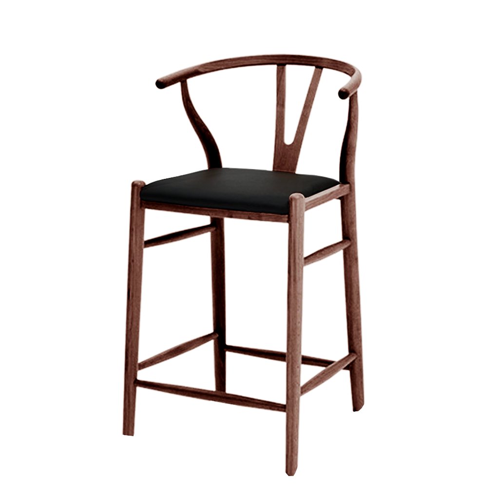 Wegner Wishbone Counter Stool Style with Padded Seat
