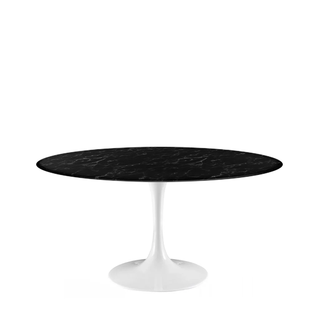 Eero Saarinen Round Tulip Dining Table Style D80/100/120cm (Italian Marble)