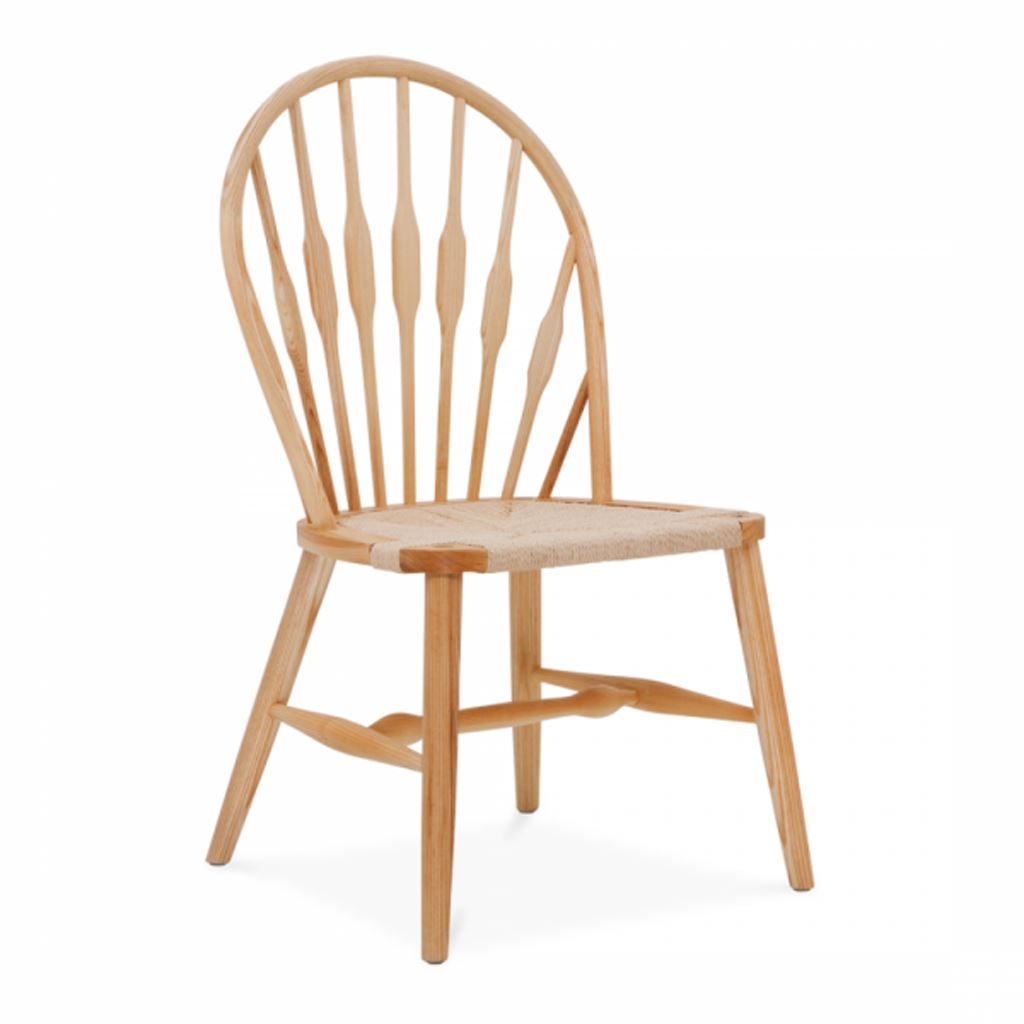 Wegner Peacock Dinning Chair Style (Natural Cord / Natural Ash Frame)