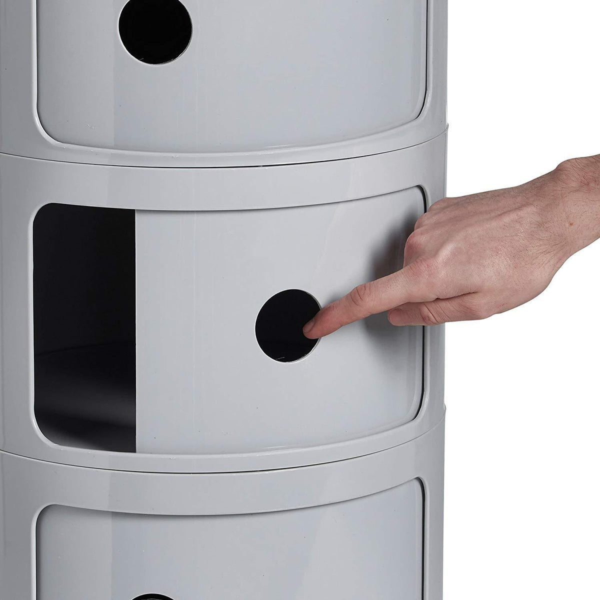 Componibili Round Storage Style Unit H59 - Nathan Rhodes Design