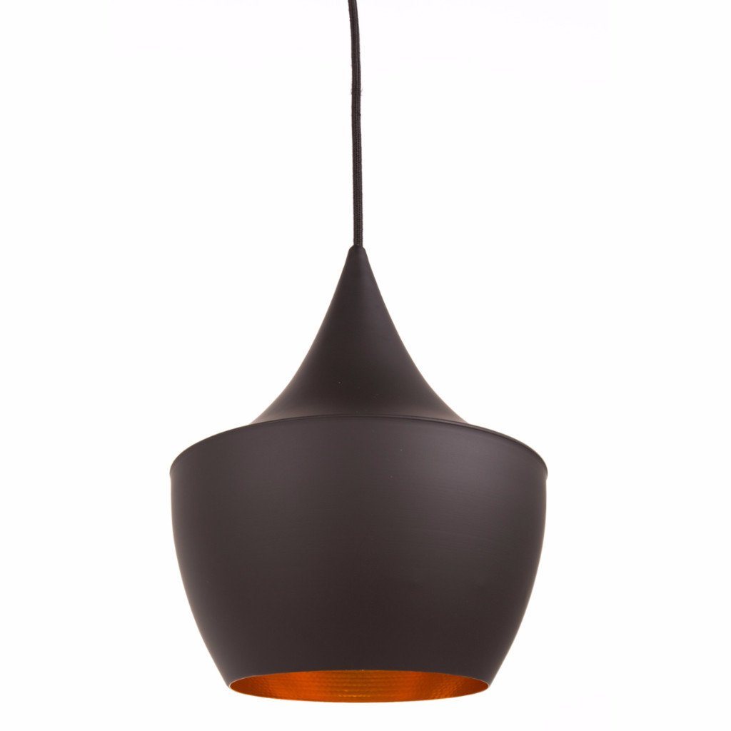Tom Dixon Style Beat Fat Pendant (Black) - Nathan Rhodes Design