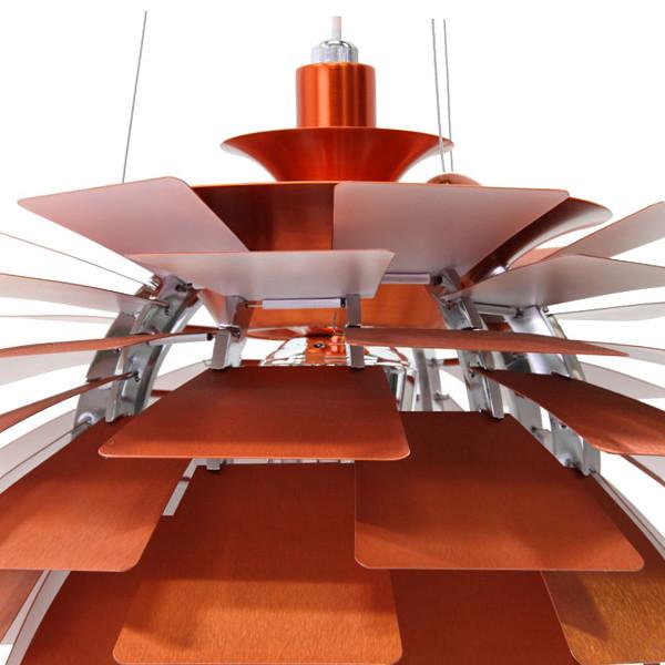 Poul Henningsen Style Artichok Pendant Lamp 50 cm (Copper) - Nathan Rhodes Design