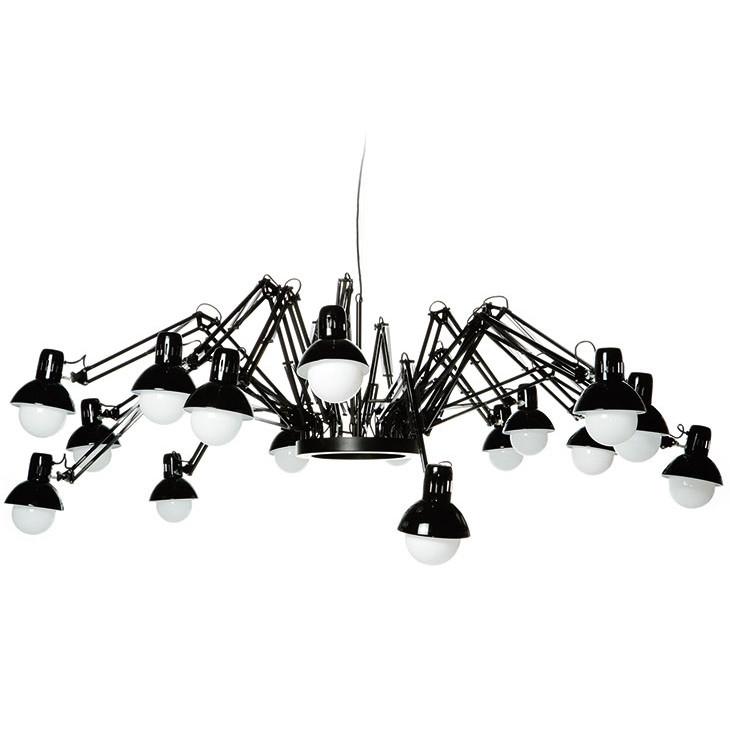 Dear Ingo Style Spider Pendant Lamp (Black) - Nathan Rhodes Design