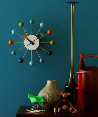 George Nelson Style Ball Clock - Nathan Rhodes Design