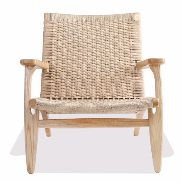 Wegner Style CH25 Chair (Natural Cord / Natural Ash Frame) - Nathan Rhodes Design